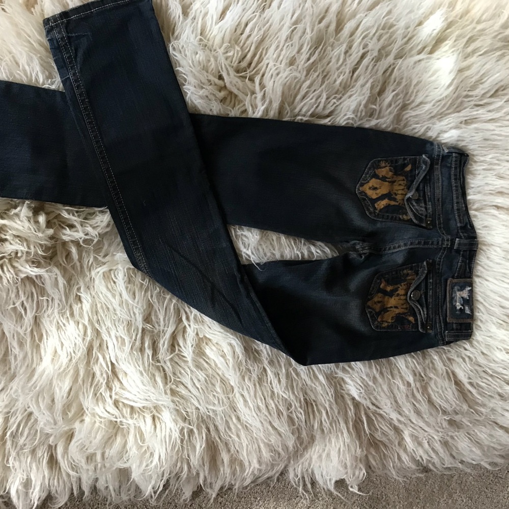 Dark wash Mek jeans, Santiago.  Size 28x36